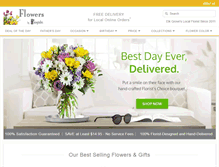 Tablet Screenshot of flowersbyfairytales.com
